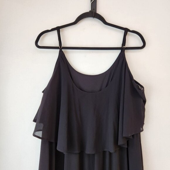 Show Me Your Mumu Caitlin Black Maxi Dress Full Length Bridesmaids Women's XXL - Picture 7 of 8